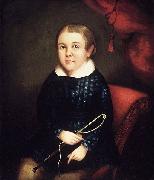 skagens museum Portrait of a Child of the Harmon Family oil painting